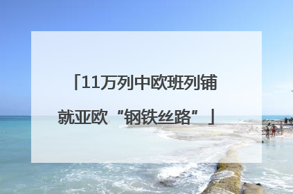 11万列中欧班列铺就亚欧“钢铁丝路”